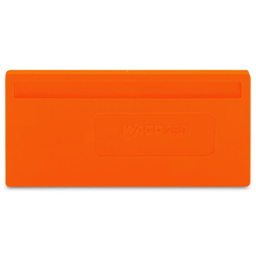Separator plate, 2 mm thick, oversized, orange