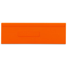 Separator plate, 2 mm thick, oversized, orange