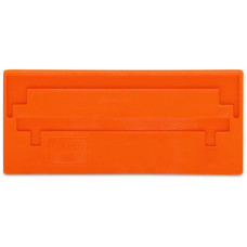Separator plate, 2 mm thick, oversized, orange