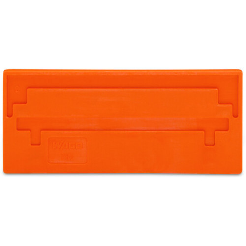 Separator plate, 2 mm thick, oversized, orange