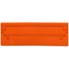 Separator plate, 2 mm thick, oversized, orange