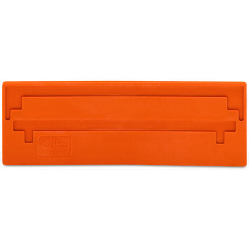 Separator plate, 2 mm thick, oversized, orange