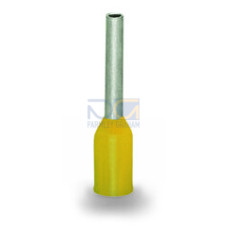 Ferrule, Sleeve for 0.25 mm&sup2; / AWG 24, insulated, yellow