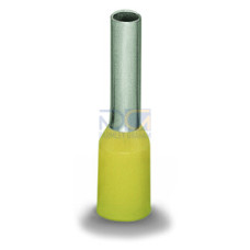 Ferrule, Sleeve for 2.08 mm&sup2; / AWG 14, insulated, yellow