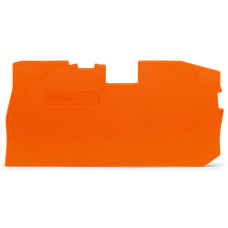 End and intermediate plate, 1 mm thick, orange