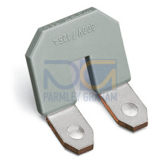 Jumper, for conductor entry, 2-way, gray