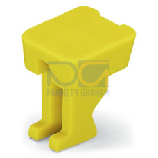 Finger guard, touchproof cover protects unused conductor entries, for 35 mm&sup2; high-current tbs, yellow