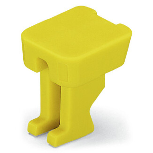 Finger guard, touchproof cover protects unused conductor entries, for 35 mm&sup2; high-current tbs, yellow