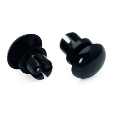 Fixing pin, 5 mm dia, for 1.5 ... 2.5 mm mounting plates, Plastic, black