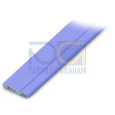 Flat cable, Eca, 5G 2.5 mm&sup2; + 2 x 1.5 mm&sup2;, violet