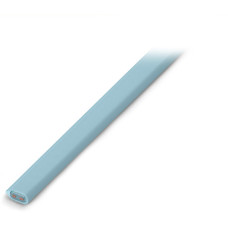 Flat cable PVC insulated 2 x 1.5 mm gray