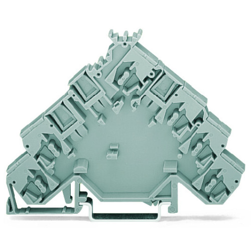 Spacer, same profile as 4-conductor sensor terminal blocks, 3-conductor sensor terminal blocks with ground contact or appropriate actuator terminal blo