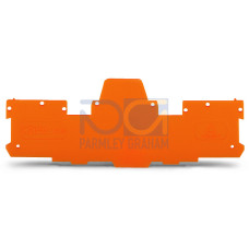 Separator plate, 1.1 mm thick, oversized, orange