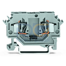 Component terminal block, 2-conductor, with diode 1N5408, gray