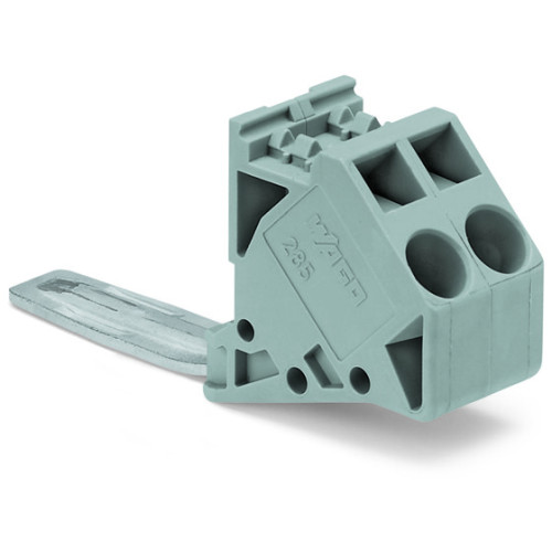 Power tap, for 50 mm&sup2; high-current tbs, Module width 16 mm, gray