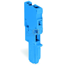 1-conductor female connector, CAGE CLAMP&reg;, 4 mm&sup2;, blue