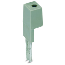 Test Plug Adapter, 11.6 mm Wide For Test Plug 4 mm &Oslash; Gray