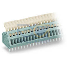 PCB terminal block, push-button, 0.5 mm&sup2;, gray