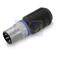 Accessories, M12 plug, axial, 5-pole
