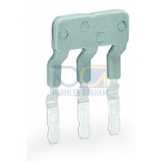 Jumper, for conductor entry, 3-way, gray