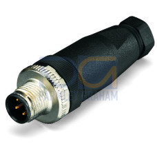 Accessories, M12 plug, axial, 5-pole