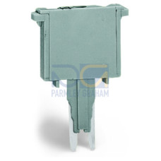 Component plug, 2-pole, with 510R resistor, gray
