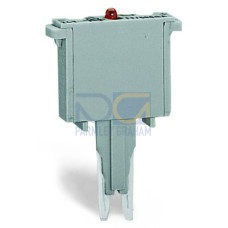 Component plug, for carrier terminal blocks, 2-pole, gray