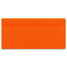 Separator plate, 2 mm thick, oversized, orange