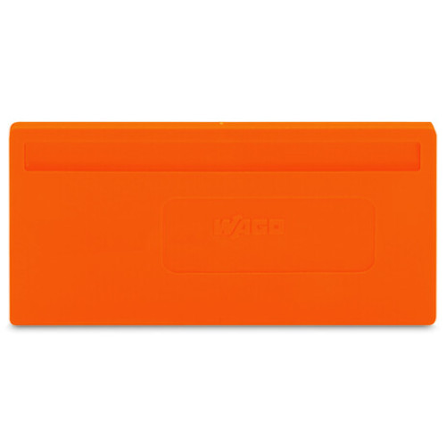 Separator plate, 2 mm thick, oversized, orange