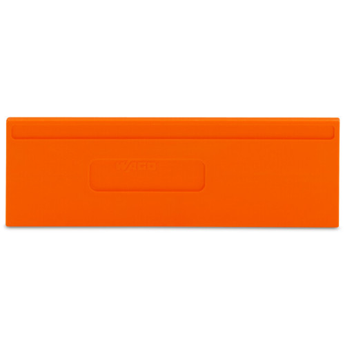 Separator plate, 2 mm thick, oversized, orange