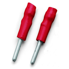 Test socket, insulated, 2 mm &Oslash;, red