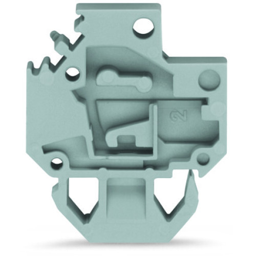 Spacer, for plate thickness 1.5 mm, 6 mm wide, gray