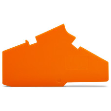 End And Separator Plate, 1.5 mm Thick Orange