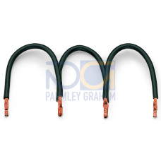 Wire commoning chain, 2.5 mm&sup2;, insulated, black