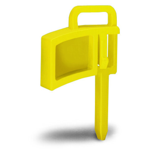 Lock-out, for disconnect link, yellow