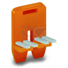 Adjacent jumper for switching lever, 4-way, insulated, orange