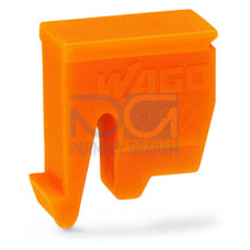 Lock-out, prevents reclosing of slide link, snap-in type, orange