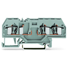 3-conductor carrier terminal block; for DIN-rail 35 x 15 and 35 x 7.5; 4 mm; CAGE CLAMP