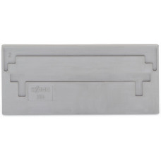 Separator plate, 2 mm thick, oversized, gray