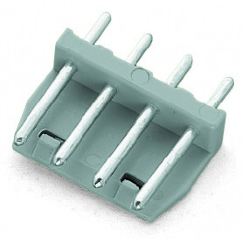 THT pin strip, Locking lever, Pin spacing 3.5 mm, gray