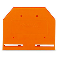 End and intermediate plate, 2.5 mm thick, orange