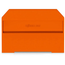End and intermediate plate, 4 mm thick, orange