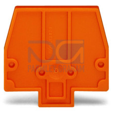 Separator plate, 2 mm thick, oversized, gray