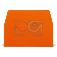 Separator plate, 1 mm thick, gray