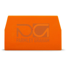 Separator plate, 1 mm thick, gray