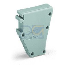 Spacer module, modular, bridging commoned terminal blocks, gray