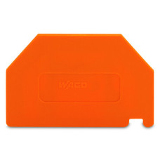 Separator plate, 2 mm thick, oversized, orange