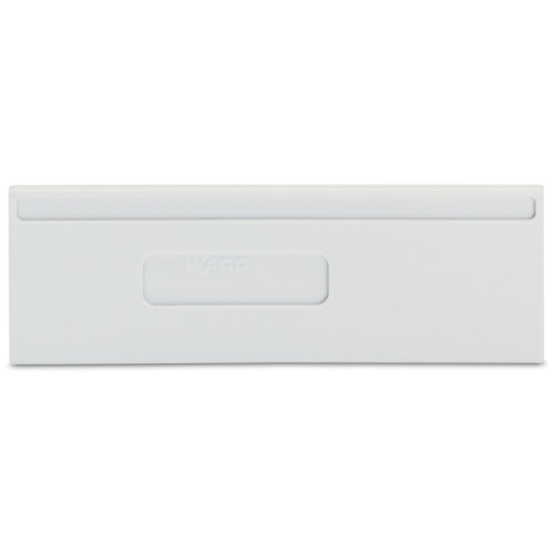 Separator plate, 2 mm thick, oversized, light gray