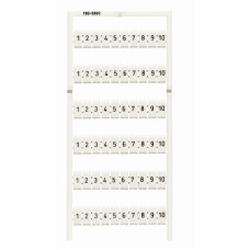 WMB Multiple Marking System, Horizontal Marking 1 ... 10 (10X) White