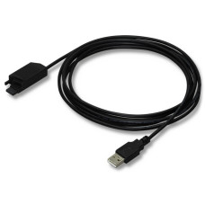 Configuration cable; USB connector; Length: 2.5 m; black